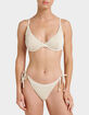 QUIKSILVER Kendal Textured Tie Side Bikini Bottoms image number 1