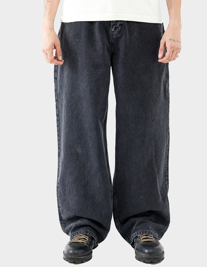 BDG Urban Outfitters Faded Black Jack Mens Relaxed Wide Fit Jeans image number 0