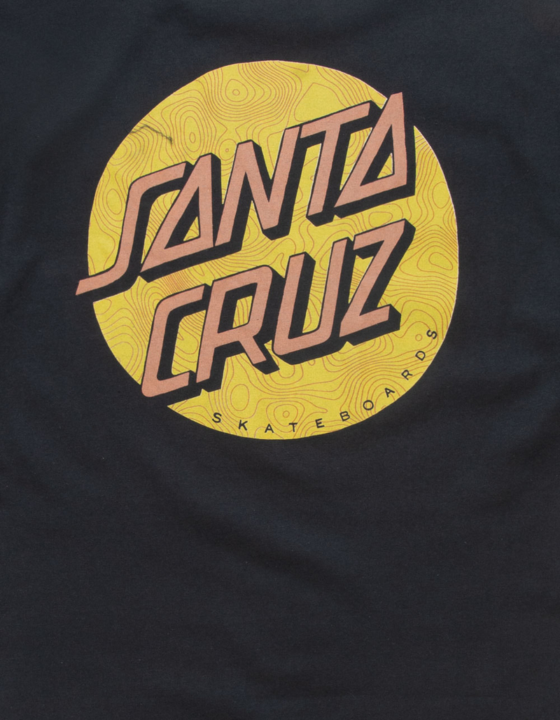 SANTA CRUZ Absent Topo Dot Eco Mens Tee image number 2