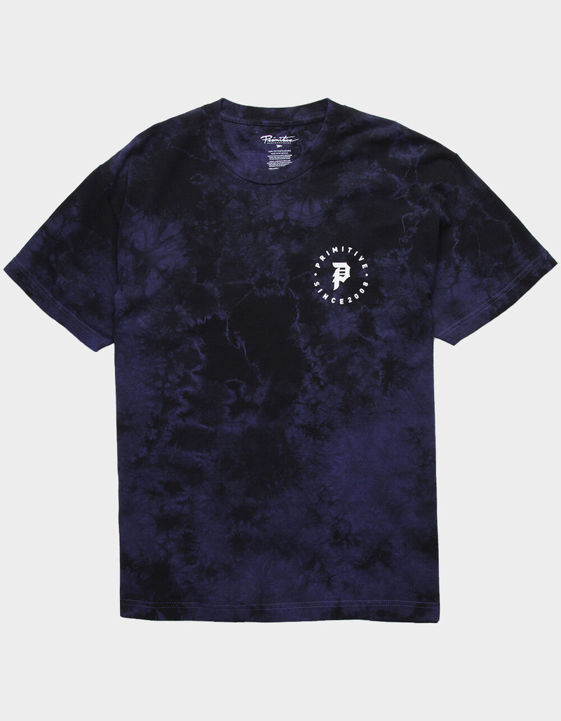PRIMITIVE Dirty P Orbit Wash Mens Purple T-Shirt image number 1