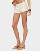 EDIKTED Arielle Iridescent Shorts image number 2