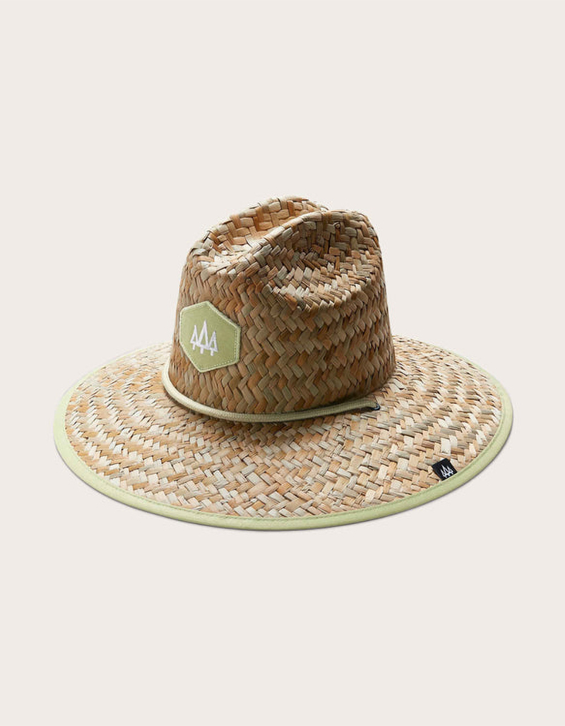 HEMLOCK HAT CO. Pistachio Straw Lifeguard Hat image number 0