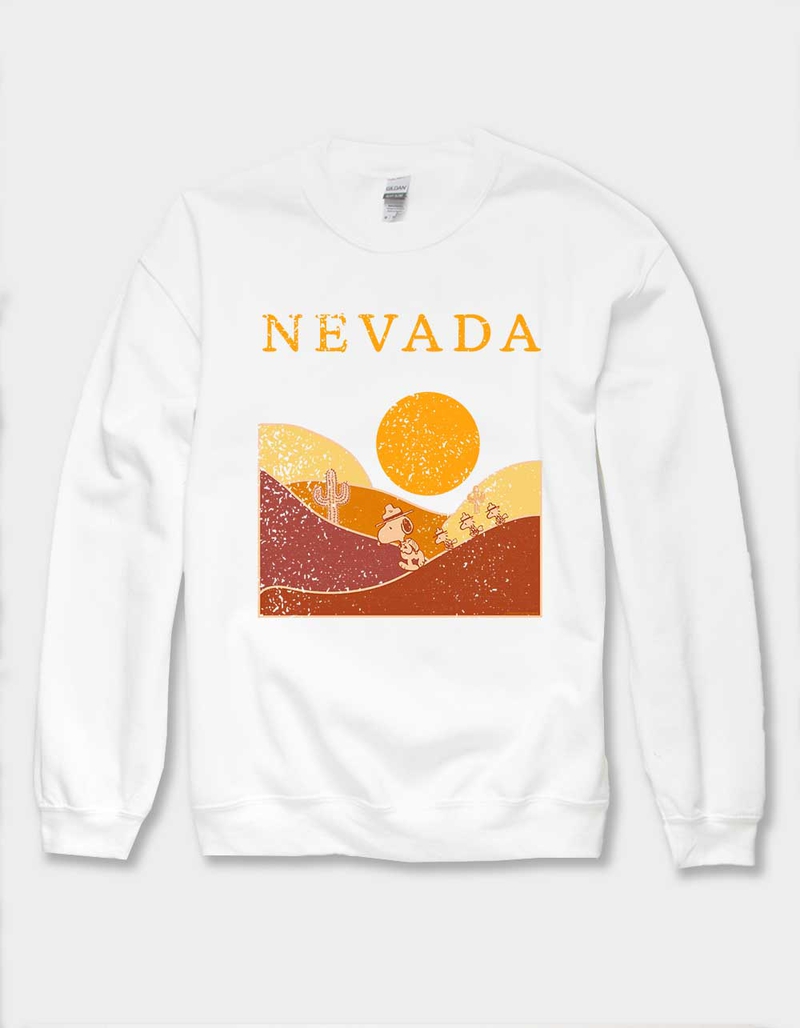 PEANUTS Beagle Scout Snoopy Nevada Distressed Unisex Crewneck Sweatshirt image number 0