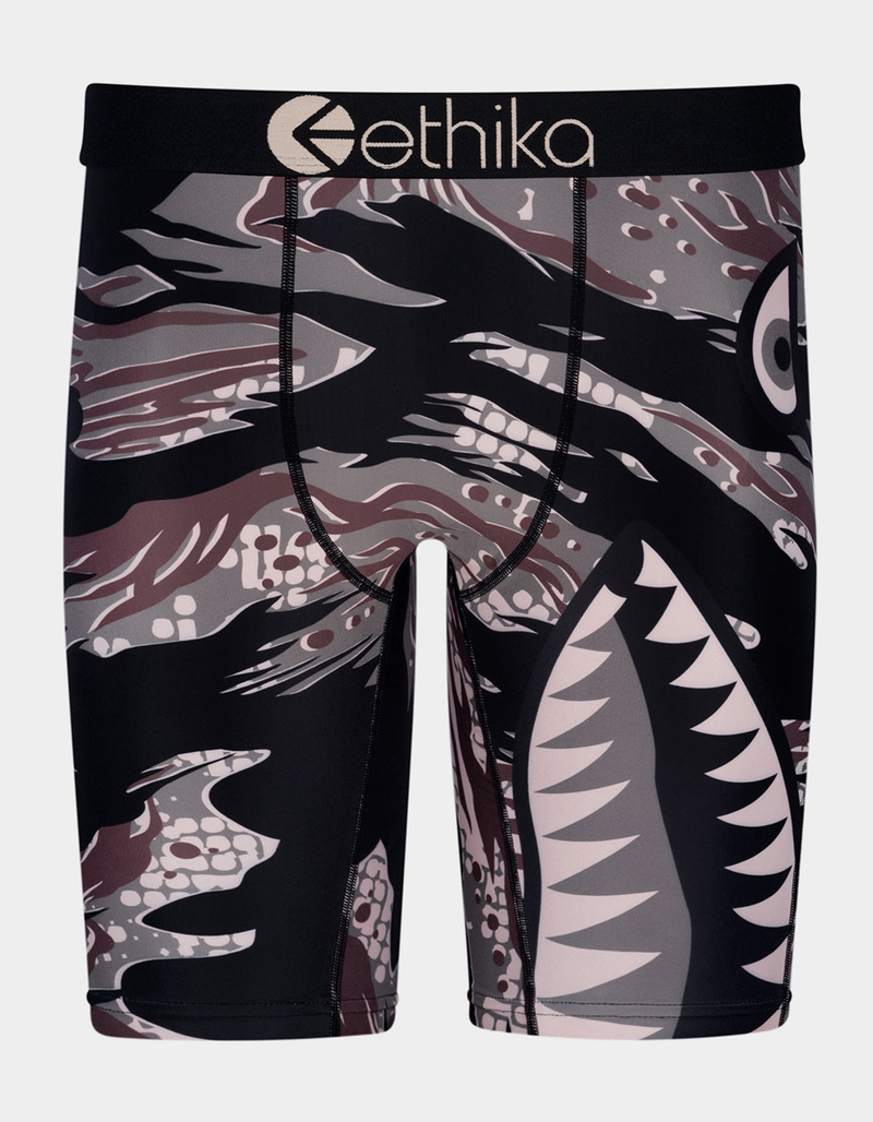 ETHIKA Bomber Camo Tone Staple Boys Boxer Briefs image number 0