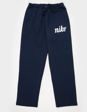 NIKE Club Mens Brushed Back Open Hem Sweatpants Primary Image