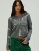 RSQ Womens Multi Bow Crewneck Cardigan image number 2