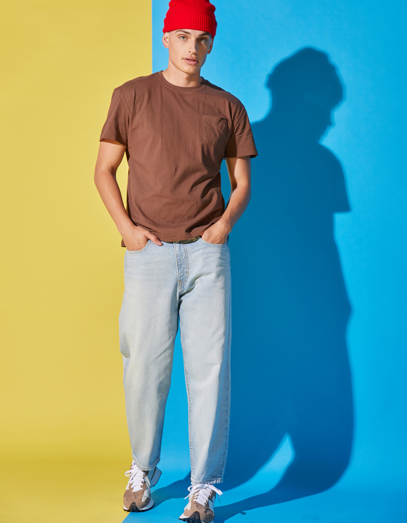 RSQ Oversized Solid Mens Pocket Tee image number 4