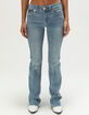 TRUE RELIGION Becca Mid Rise Big T Womens Bootcut Jeans image number 3
