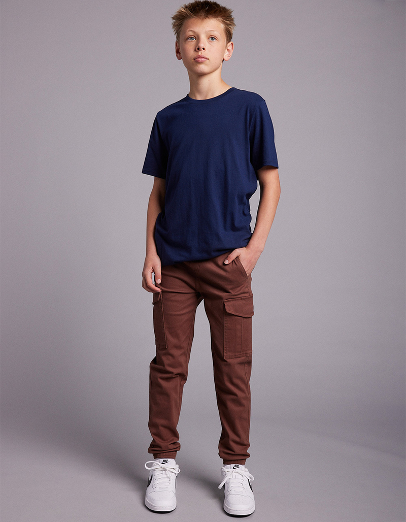 RSQ Boys Twill Cargo Jogger Pants image number 0