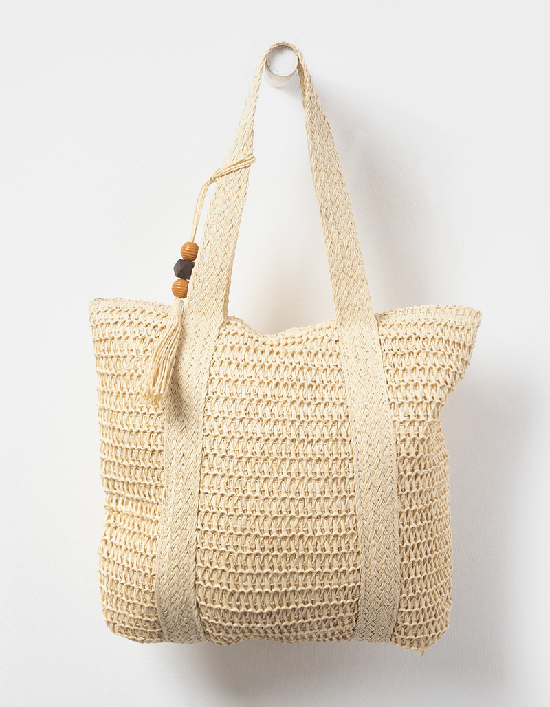 Straw Tote Bag image number 0