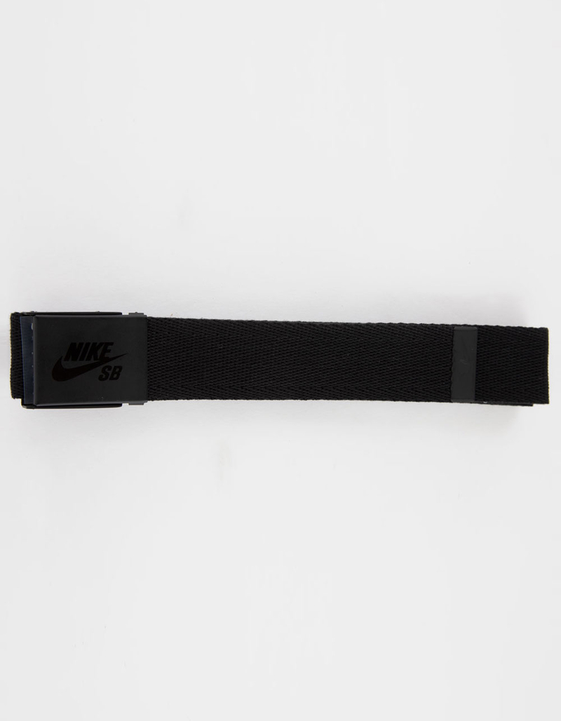 NIKE SB Solid Non-Stretch Mens Web Belt - BLACK - ONE SIZE | Tillys