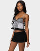 EDIKTED Joanne Mixed Gingham Tank Top image number 4