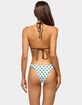 EDIKTED Melanie Polka Dot Triangle Bikini Top image number 3