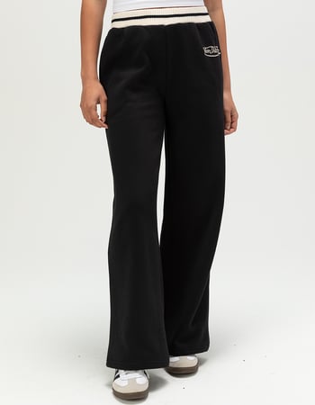 VINTAGE HAVANA x Von Dutch Stripe Womens Wide Leg Sweatpants Alternative Image