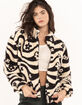 RSQ Print Womens Sherpa Jacket image number 4