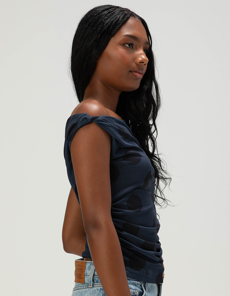 NECTAR CLOTHING Womens Sleeveless Mesh Top image number 2