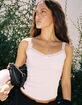 TILLYS Lace Trim Womens Cami image number 1