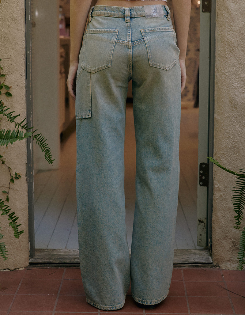 FREE PEOPLE Tinsley Womens Baggy High Rise Jeans image number 3