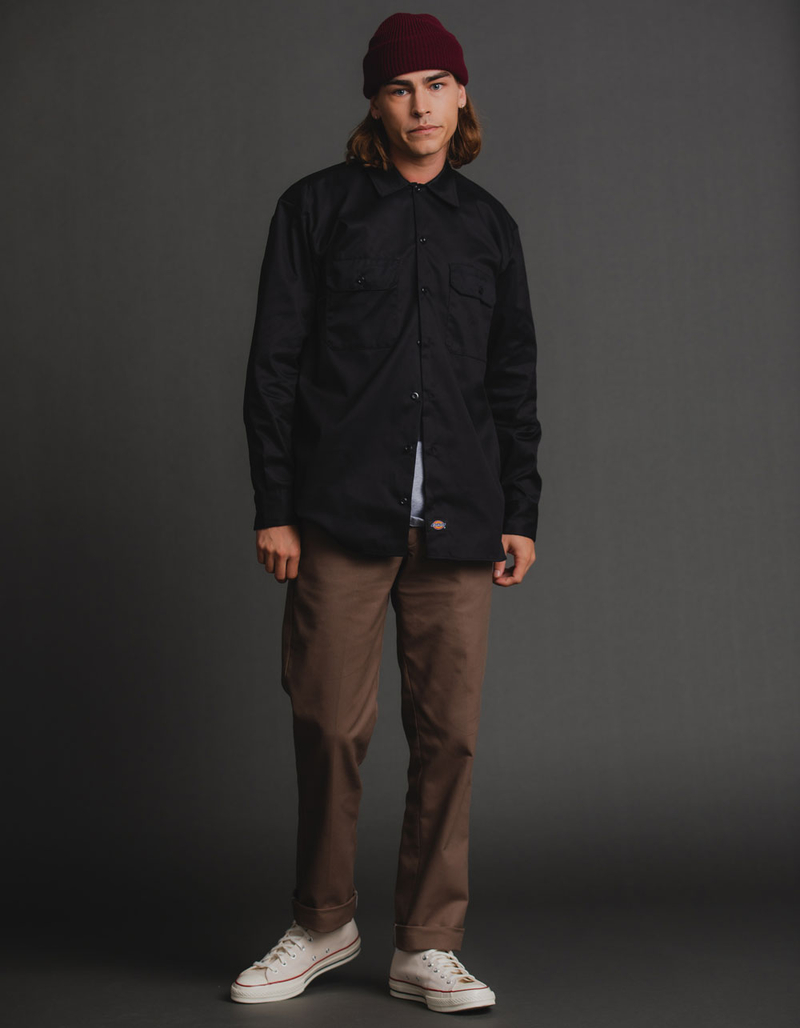 DICKIES Mens Twill Work Shirt image number 5