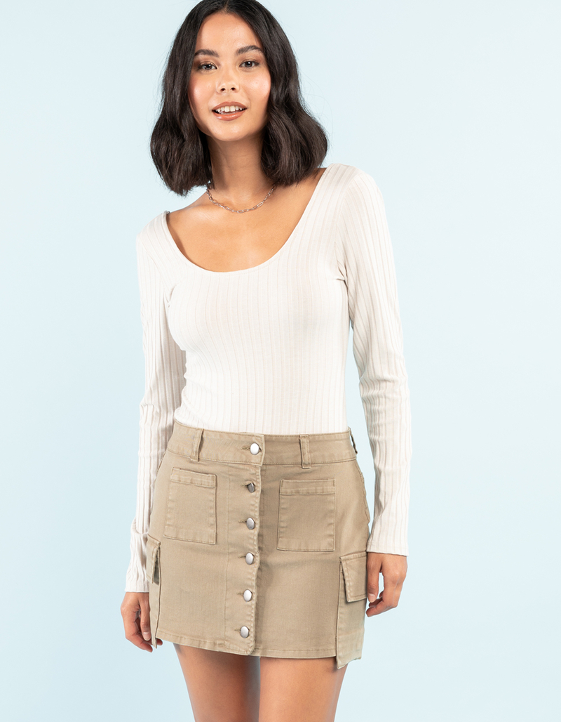 WEST OF MELROSE Cargo Mini Skirt image number 0