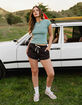 BILLABONG Road Trippin Womens Elastic Waist Shorts image number 1