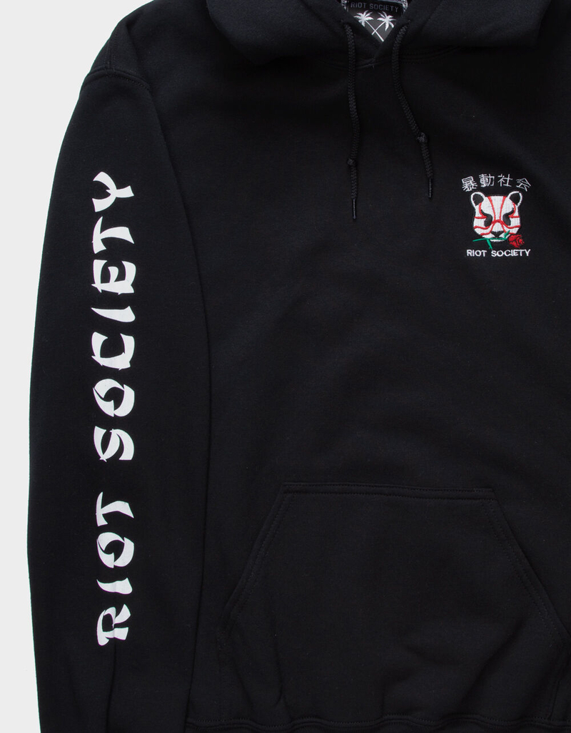 RIOT SOCIETY Kabuki Panda Mens Hoodie image number 1