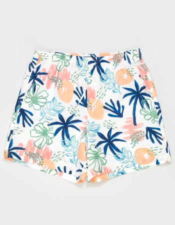 RSQ Mens Seersucker 6.5" Swim Trunks Alternative Image