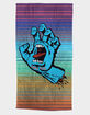 SANTA CRUZ Screaming Hand Beach Towel image number 1