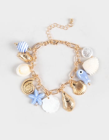 FULL TILT Shell Charm Bracelet Primary Image