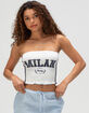 RSQ Womens Smocked Milan Tube Top image number 1
