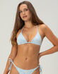 FULL TILT Reversible Texture Triangle Bikini Top image number 2