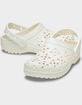 CROCS Floral Cut-Out Girls Classic Clogs image number 3