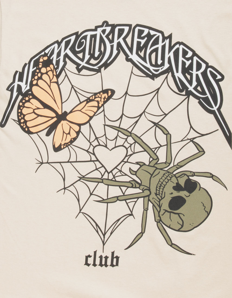 HEARTBREAKERS CLUB Web Mens Tee image number 1