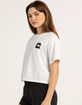 THE NORTH FACE Box Fit Logo Womens Crop Tee image number 2