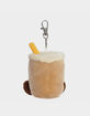 PALM PALS Boba Milk Tea Plush Bag Charm image number 5