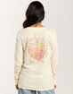 SALT LIFE Turtle Leaf Womens Long Sleeve Boyfriend Tee image number 1