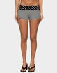EDIKTED Presley Stripe & Polka Dot Foldover Shorts image number 1