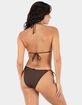 HURLEY Flower Crochet Tie Side Cheeky Bikini Bottoms image number 1