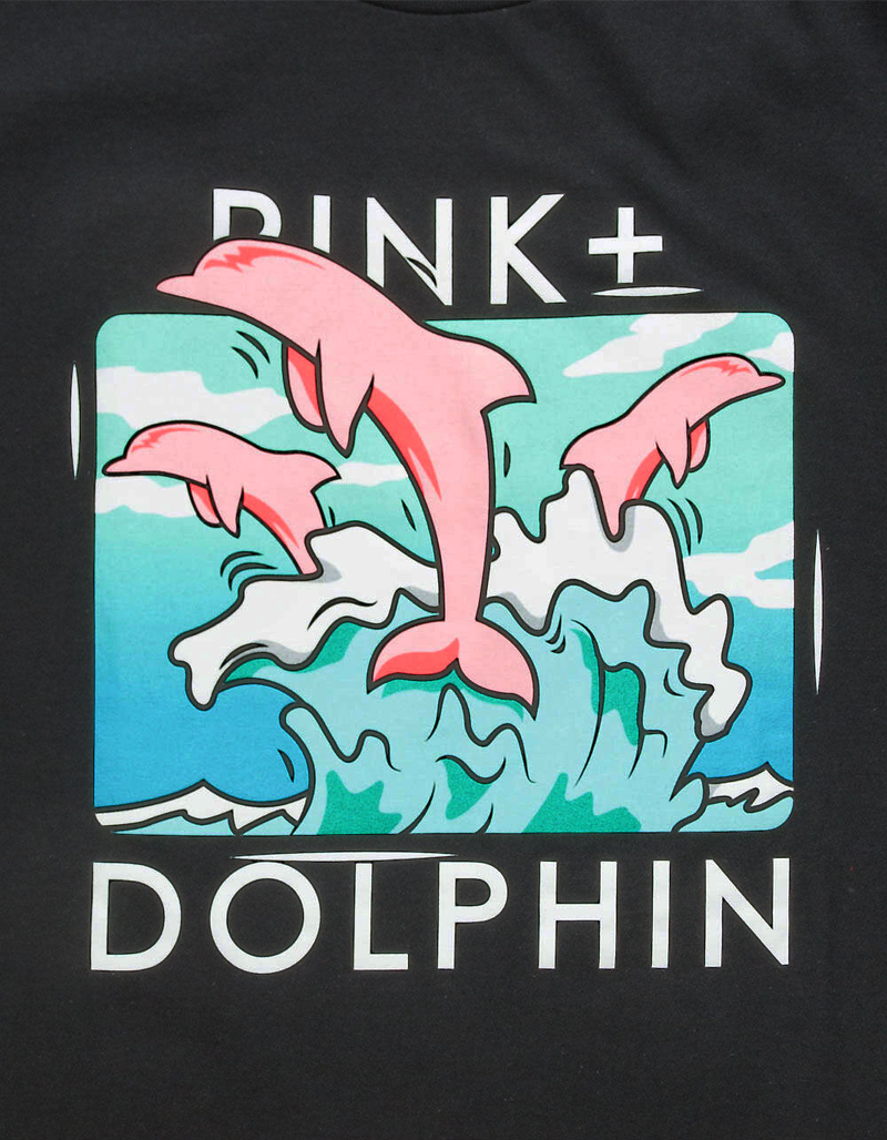 PINK DOLPHIN Triple Portrait Mens T-Shirt image number 1