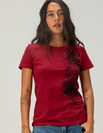 METAL MULISHA Poison Petals Womens Fitted Tee Primary Image