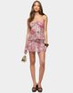 EDIKTED Tessa Floral Split Front Halter Top image number 5