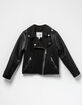 URBAN REPUBLIC Bonded PU Moto Girls Jacket image number 1