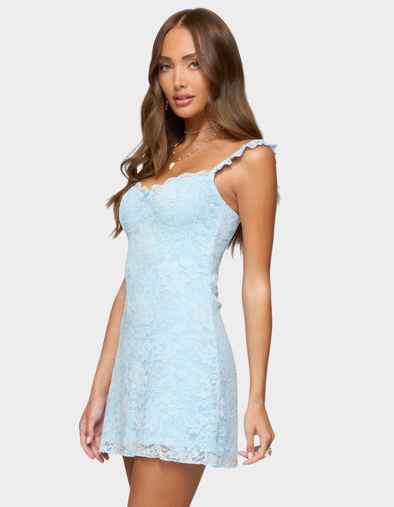 EDIKTED Stephanie Lace Mini Dress image number 1