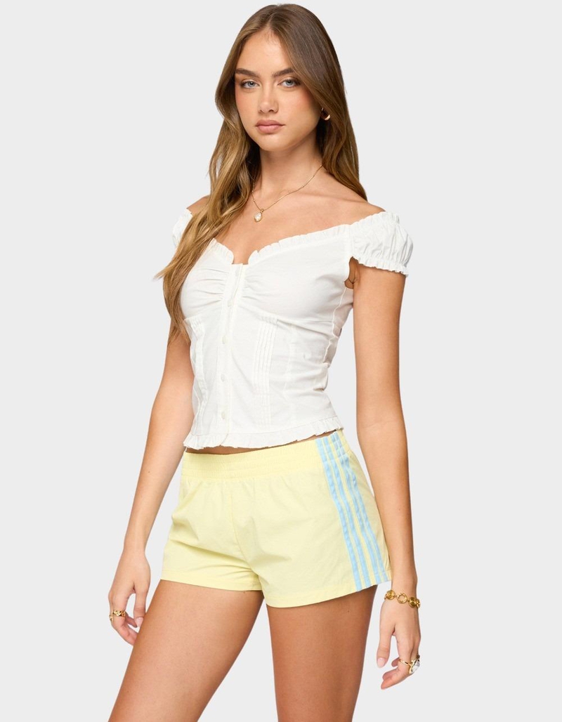 EDIKTED Arlow Ruffle Button Up Top image number 1