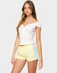 EDIKTED Arlow Ruffle Button Up Top image number 2
