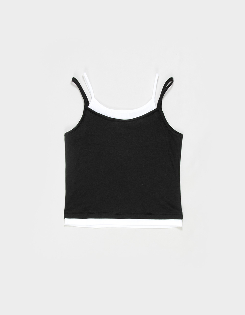 FULL TILT Essentials Girls Double Layer Tank Top image number 1