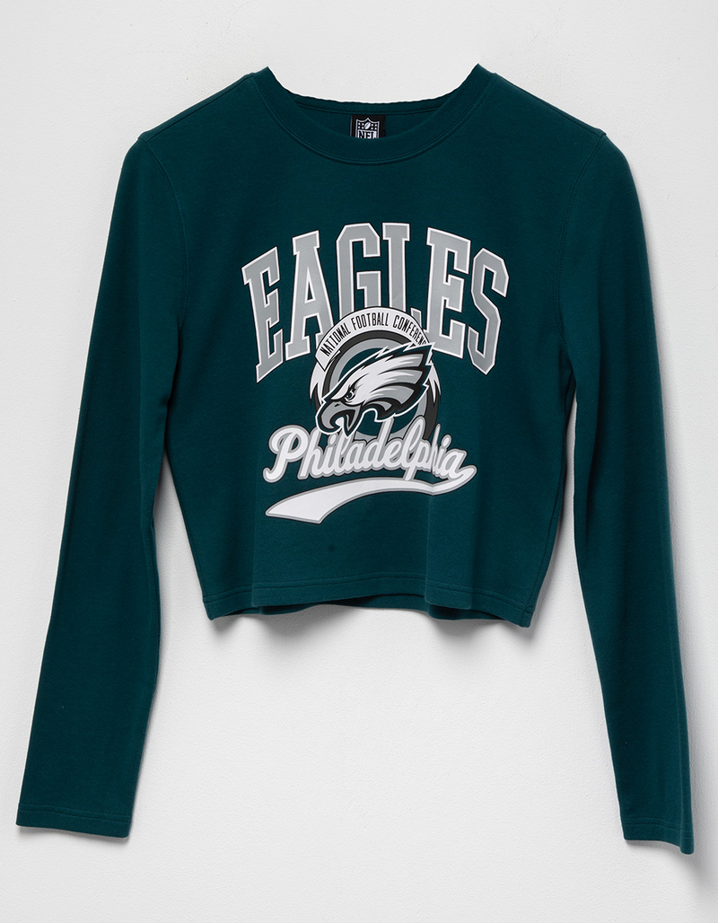 NFL Philadelphia Eagles Womens Long Sleeve Baby Tee image number 4