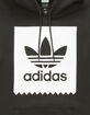 ADIDAS Solid Blackbird Black & White Mens Hoodie image number 2