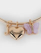 JUICY COUTURE Heart Butterfly Bangle Charm Bracelet image number 2
