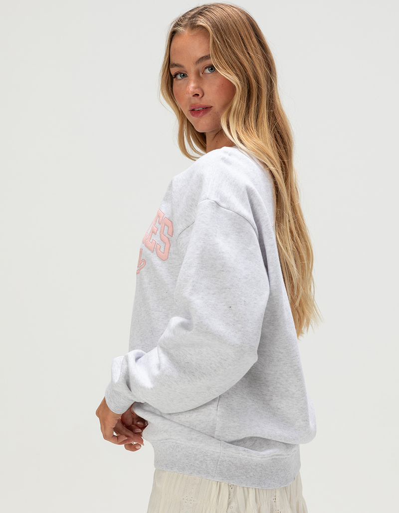 RSQ Womens Los Angeles Puff Crewneck Sweatshirt image number 2